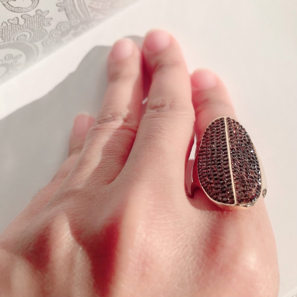 Henri Bendel. Tribal Bendel Rocks Rings .Sz8